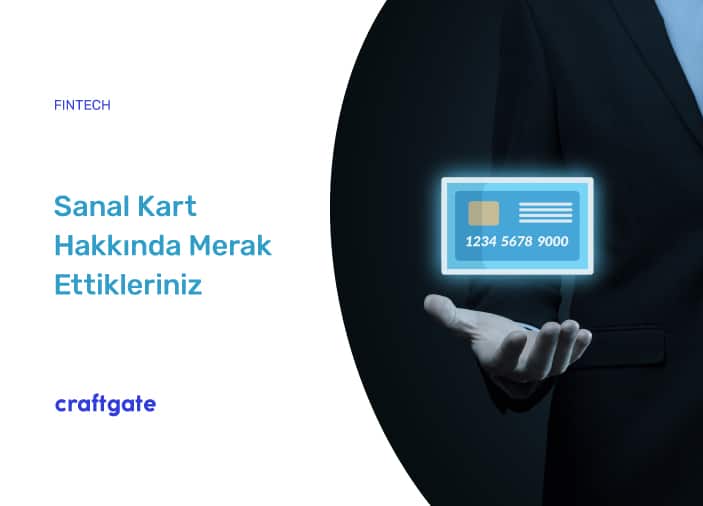 "sanal kart hakkında merak ettikleriniz" yazısı ve kart hologramı illüstrasyonu bulunduran görsel